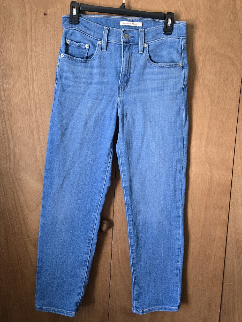 Light Blue Women’s Slim Straight Jeans